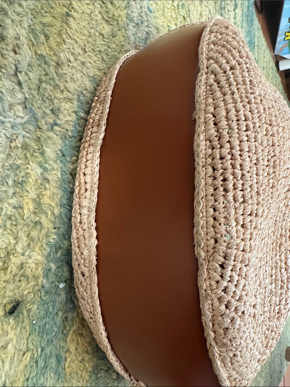 STAUD Raffia Moon bag Large - Picture 7 of 10
